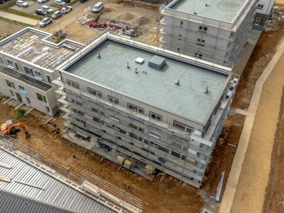 Appartement T3 (2 chambres) 71,70 m2 neuf à Villerupt – Terrasse de 16,63 m2 – Proche frontière Esch-Belval