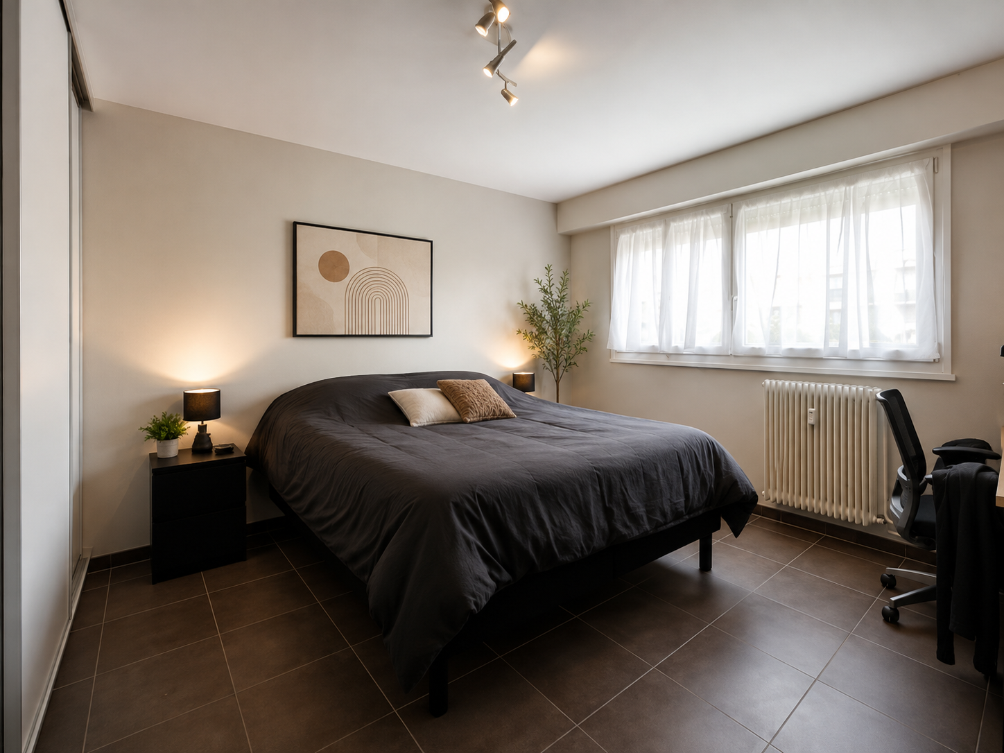 Chambre Appartement à louer Ban Saint Martin T2 42,10 m2 avec garage et 2 caves.